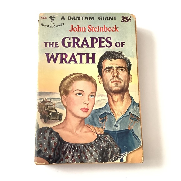 THE GRAPES OF WRATH (A BANTAM GIANT) John Steinbeck VINTAGE 1951 Edition - Picture 1 of 5